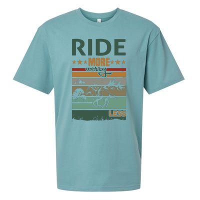 Ride More Worry Less Sueded Cloud Jersey T-Shirt