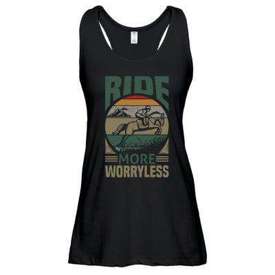 Ride More Worry Less Ladies Essential Flowy Tank