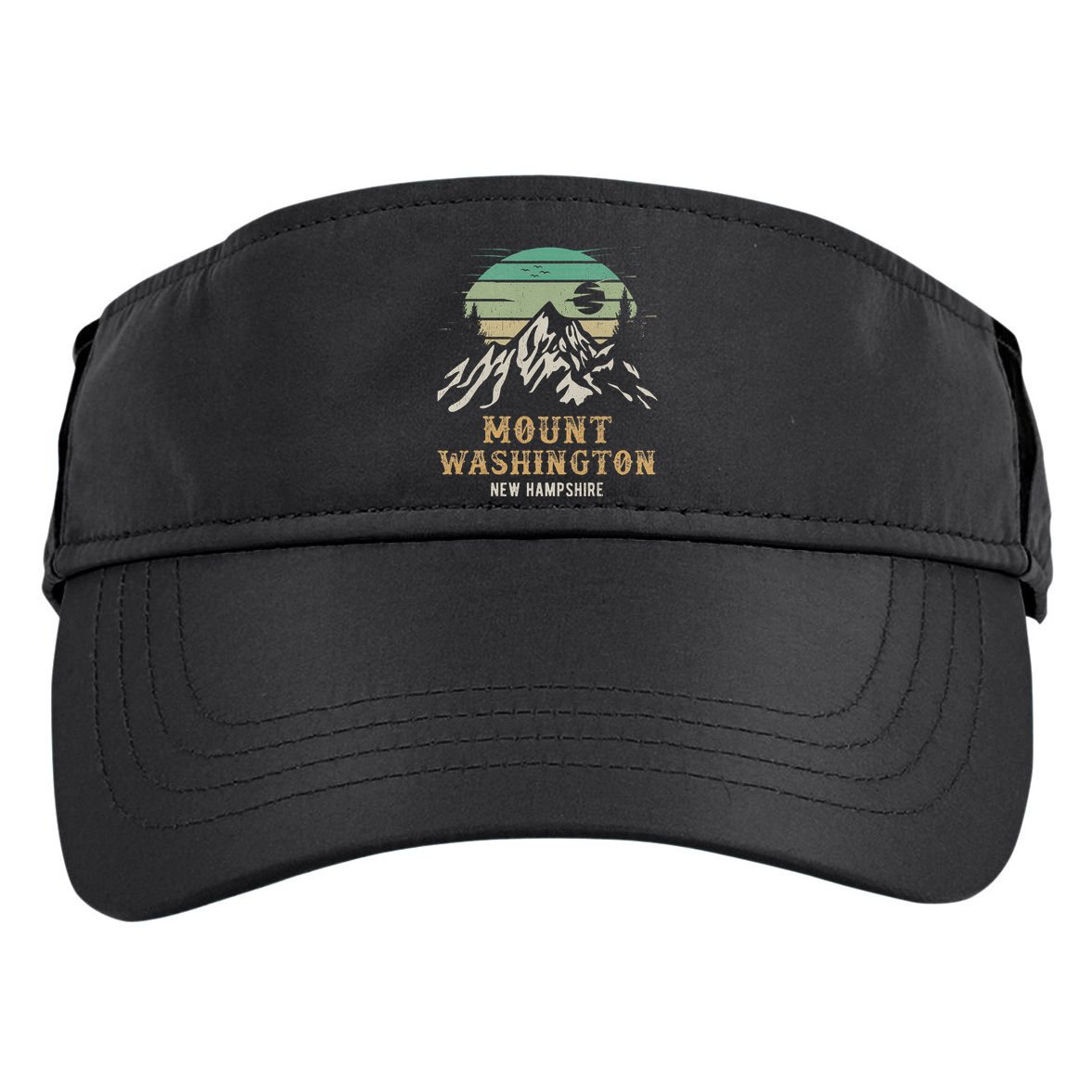 Retro Mount Washington NH Merchandise Hiking Mt Washington Adult Drive Performance Visor