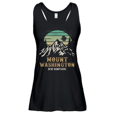 Retro Mount Washington NH Merchandise Hiking Mt Washington Ladies Essential Flowy Tank