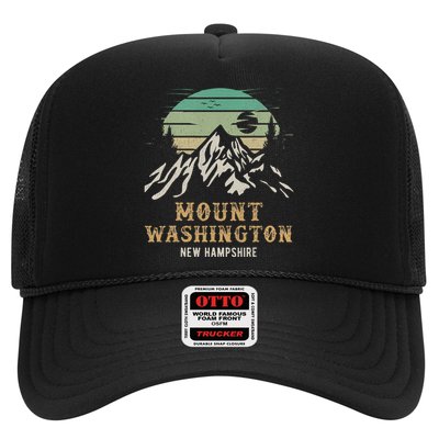Retro Mount Washington NH Merchandise Hiking Mt Washington Trucker Hat