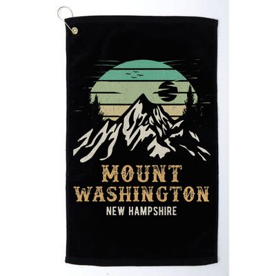 Retro Mount Washington NH Merchandise Hiking Mt Washington Golf Towel