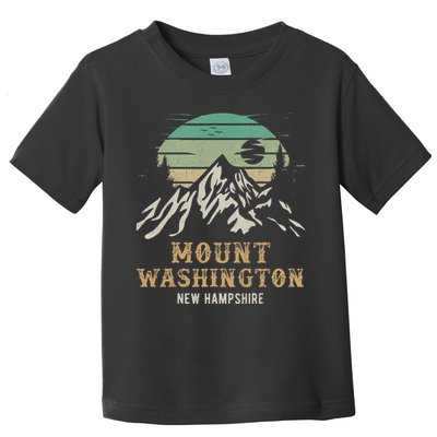 Retro Mount Washington NH Merchandise Hiking Mt Washington Toddler T-Shirt