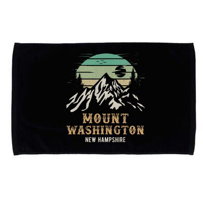 Retro Mount Washington NH Merchandise Hiking Mt Washington Microfiber Hand Towel