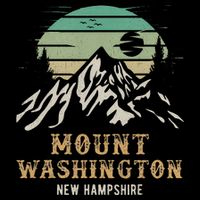 Retro Mount Washington NH Merchandise Hiking Mt Washington Wool Snapback Cap