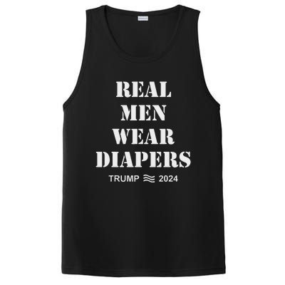 Real M.E.N Wear Diapers Trump 2024 Meme PosiCharge Competitor Tank