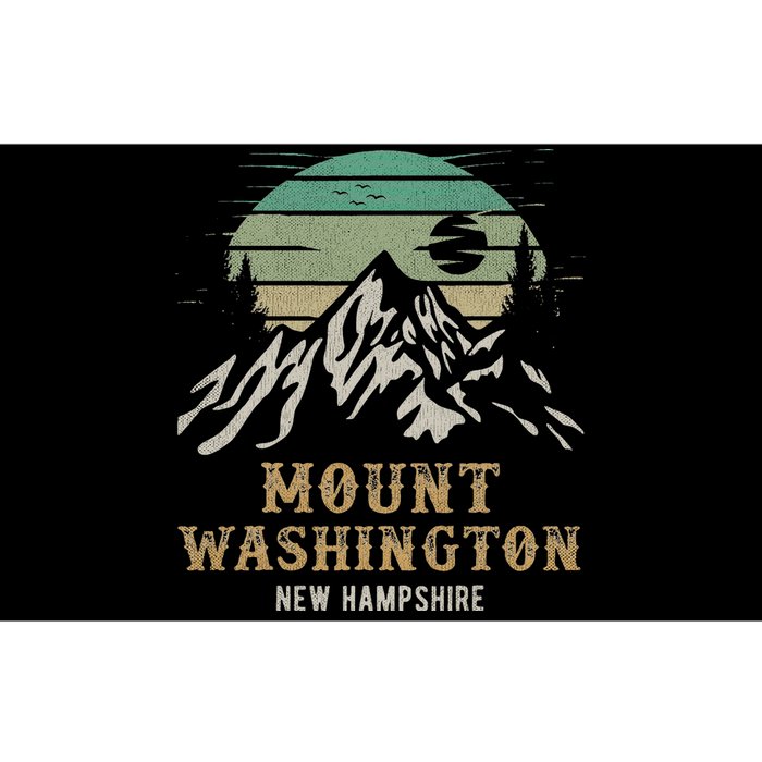 Retro Mount Washington Nh Merchandise Hiking Mt Washington Bumper Sticker