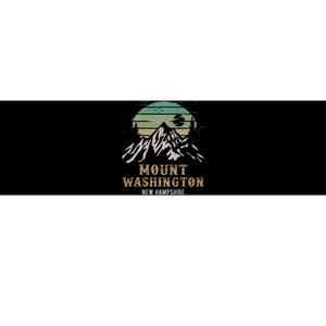 Retro Mount Washington Nh Merchandise Hiking Mt Washington Bumper Sticker