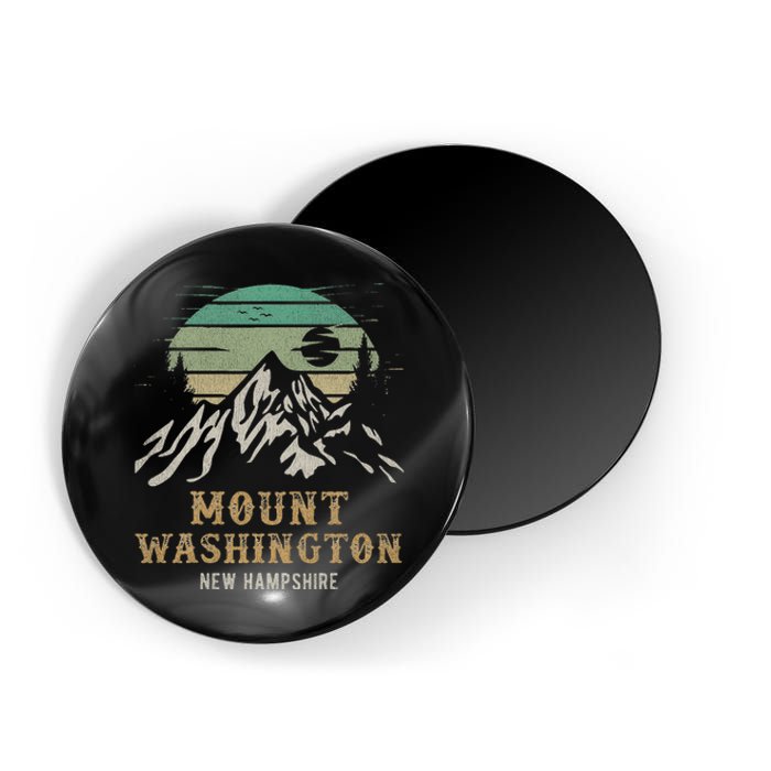 Retro Mount Washington Nh Merchandise Hiking Mt Washington Magnet