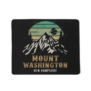 Retro Mount Washington Nh Merchandise Hiking Mt Washington Mousepad