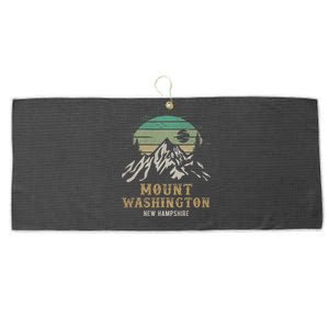 Retro Mount Washington Nh Merchandise Hiking Mt Washington Large Microfiber Waffle Golf Towel