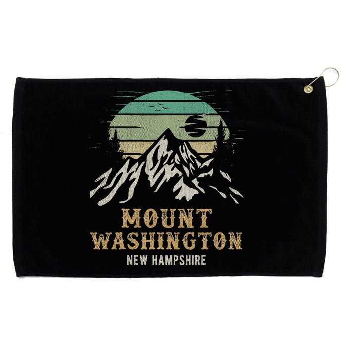 Retro Mount Washington Nh Merchandise Hiking Mt Washington Grommeted Golf Towel