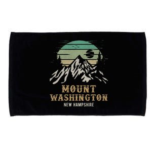 Retro Mount Washington Nh Merchandise Hiking Mt Washington Microfiber Hand Towel