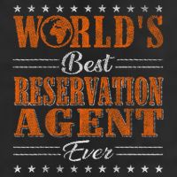 Retro Motif Worlds Best Reservation Agent Tumbler
