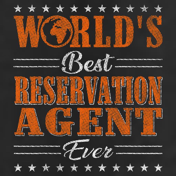 Retro Motif Worlds Best Reservation Agent Tumbler