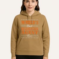 Retro Motif Worlds Best Reservation Agent Hoodie
