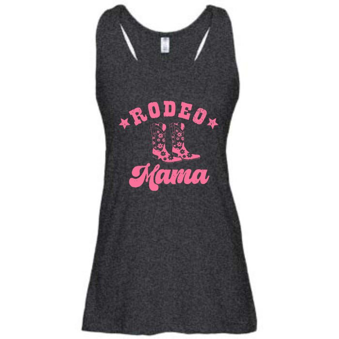 Rodeo Mama Western Mommy First Birthday Mother Day Gift Ladies Essential Flowy Tank