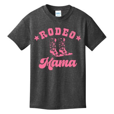 Rodeo Mama Western Mommy First Birthday Mother Day Gift Kids T-Shirt