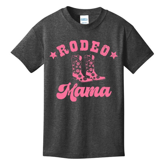 Rodeo Mama Western Mommy First Birthday Mother Day Gift Kids T-Shirt