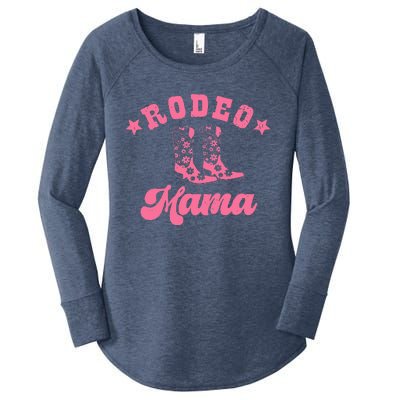 Rodeo Mama Western Mommy First Birthday Mother Day Gift Women's Perfect Tri Tunic Long Sleeve Shirt