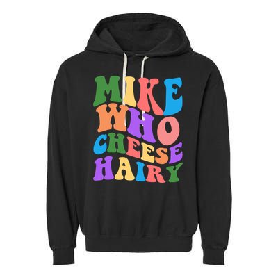 Retro Mike Who Cheese Hairy Garment-Dyed Fleece Hoodie