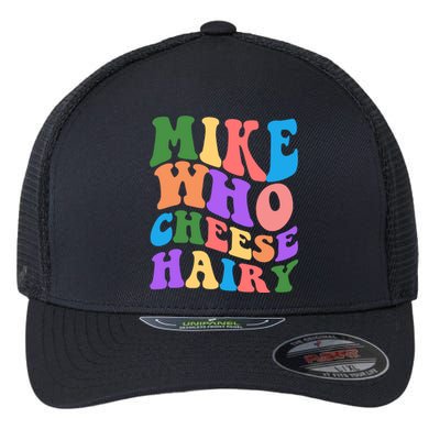 Retro Mike Who Cheese Hairy Flexfit Unipanel Trucker Cap