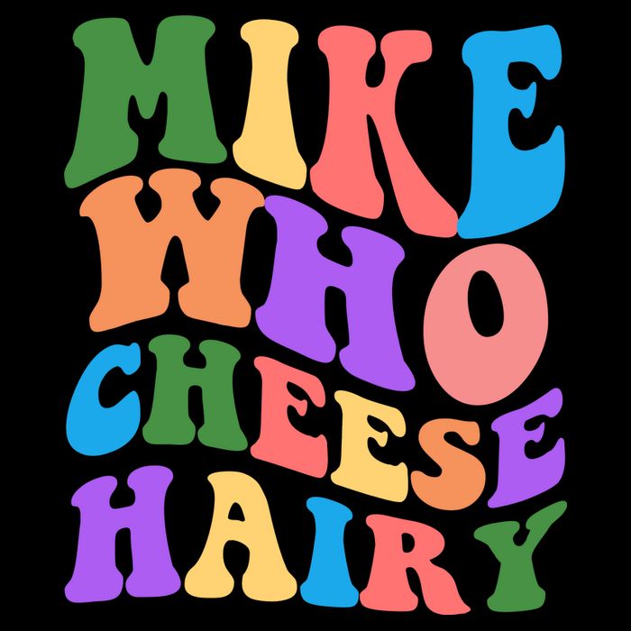 Retro Mike Who Cheese Hairy Drawstring Bag