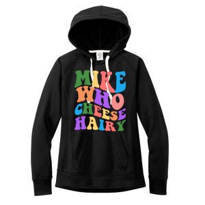 Retro Mike Who Cheese Hairy Women's Fleece Hoodie