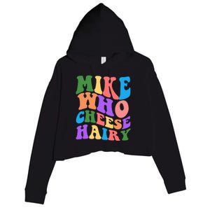 Retro Mike Who Cheese Hairy Crop Fleece Hoodie