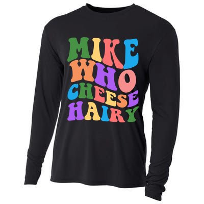 Retro Mike Who Cheese Hairy Cooling Performance Long Sleeve Crew