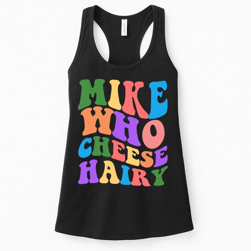 Retro Mike Who Cheese Hairy Womens Tank Top