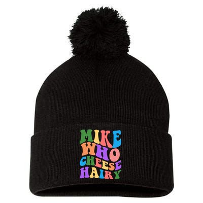 Retro Mike Who Cheese Hairy Pom Pom 12in Knit Beanie