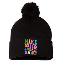 Retro Mike Who Cheese Hairy Pom Pom 12in Knit Beanie