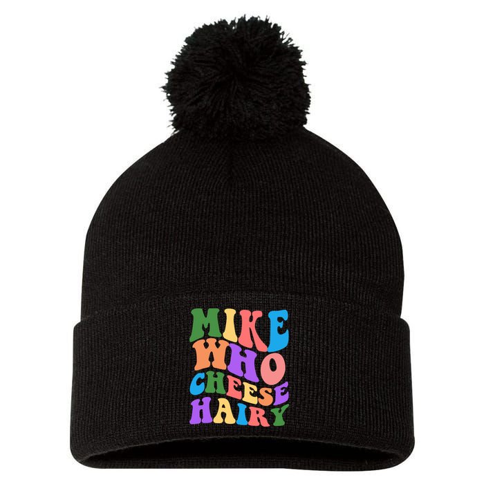 Retro Mike Who Cheese Hairy Pom Pom 12in Knit Beanie