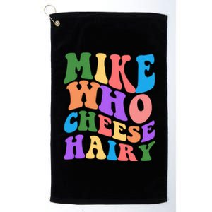 Retro Mike Who Cheese Hairy Platinum Collection Golf Towel