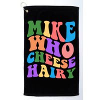 Retro Mike Who Cheese Hairy Golf Towel