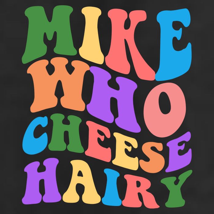 Retro Mike Who Cheese Hairy Golf Towel