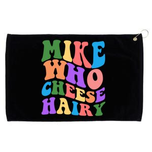 Retro Mike Who Cheese Hairy Grommeted Golf Towel