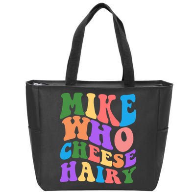 Retro Mike Who Cheese Hairy Zip Tote Bag