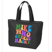 Retro Mike Who Cheese Hairy Zip Tote Bag