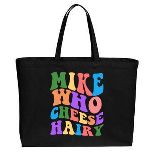 Retro Mike Who Cheese Hairy Cotton Canvas Jumbo Tote