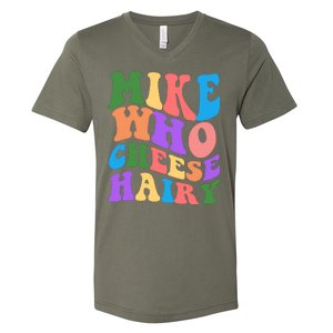 Retro Mike Who Cheese Hairy V-Neck T-Shirt