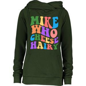 Retro Mike Who Cheese Hairy Womens Funnel Neck Pullover Hood