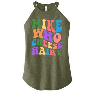 Retro Mike Who Cheese Hairy Women's Perfect Tri Rocker Tank