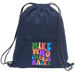 Retro Mike Who Cheese Hairy Sweatshirt Cinch Pack Bag