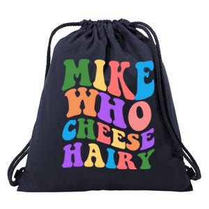 Retro Mike Who Cheese Hairy Drawstring Bag