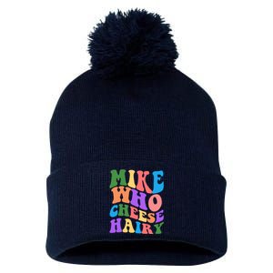 Retro Mike Who Cheese Hairy Pom Pom 12in Knit Beanie