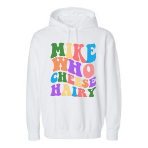 Retro Mike Who Cheese Hairy Garment-Dyed Fleece Hoodie