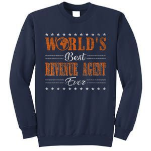 Retro Motif Worlds Best Revenue Agent Sweatshirt