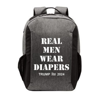 Real Man Wear Diapers Trump 2024 Vector Backpack